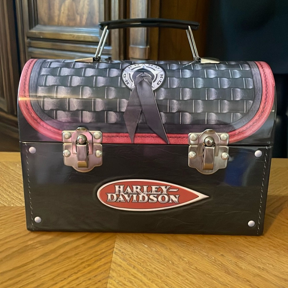 Vintage Harley Davidson Tin Purse